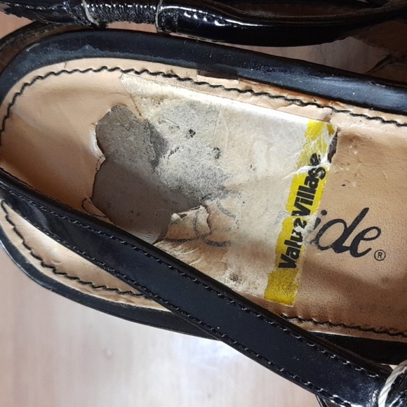 🎊3 FOR $10 LIFE STRIDE WOMENS BLUE SIZE 7 FLORAL PLATFORM SANDALS - Picture 3 of 6